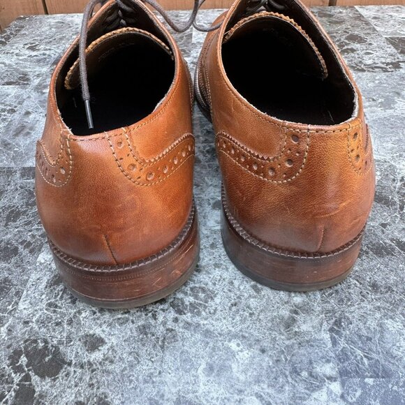 Cole Haan Mens Hamilton Grand Wingtip Oxford Brown Dress Shoes Size 10 M - Picture 4 of 9